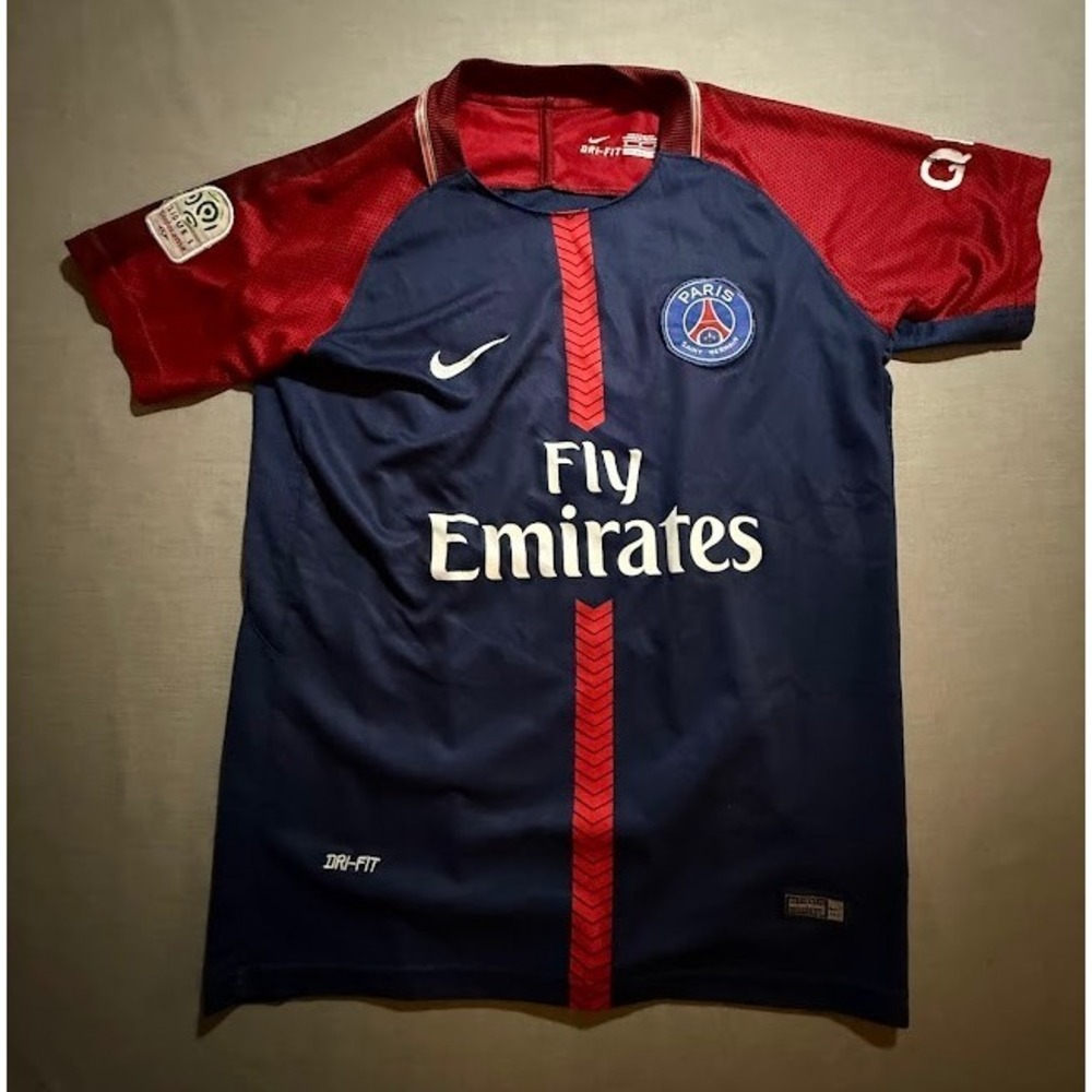 Nike Paris Saint Germain Neymar Jr #10 Soccer Jersey Vapor Knit Shirt -‎ M
